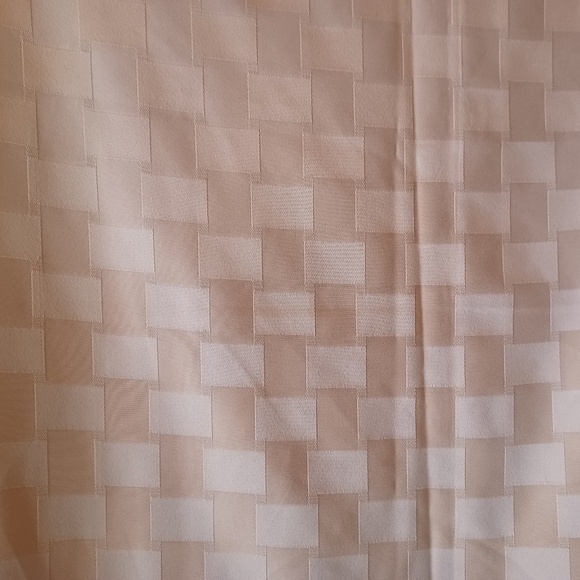 Vintage Gold Square Woven Jacquard Tablecloth 52 X 50.5" EUC - Picture 2 of 2